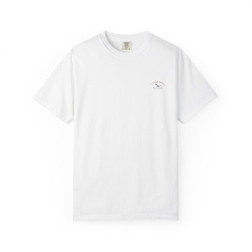 Clear Skies Sky Club T-Shirt — Vintage Mountain Plane Graphic